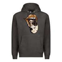 Smoke Western Leopard Cowhide Tongue Premium Hoodie - Jasminsmagicworld