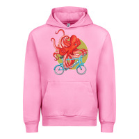Fuchsia Pink Cycling octopus Urban Hoodie - Bettercallsaul