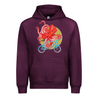 Mauve Wine Cycling octopus Urban Hoodie - Bettercallsaul