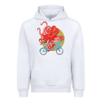 White Cycling octopus Urban Hoodie - Bettercallsaul