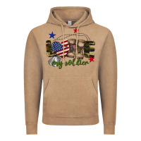 Vintage Coffee Love My Soldier Vintage Hoodie - BarkalooDesign