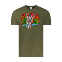 Vintage Olive punk rock Merry Christmas Vintage Tee - CowhideDigitalArt