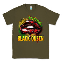 Army Green Future black queen Classic Tee - FaDigitalArtStudio