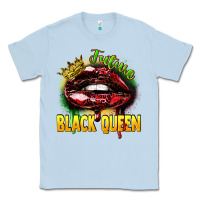 Dusty Blue Future black queen Classic Tee - FaDigitalArtStudio