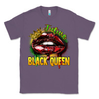 Lavender Future black queen Classic Tee - FaDigitalArtStudio