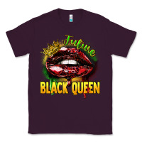 Plum Future black queen Classic Tee - FaDigitalArtStudio