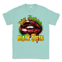 Seafoam Future black queen Classic Tee - FaDigitalArtStudio