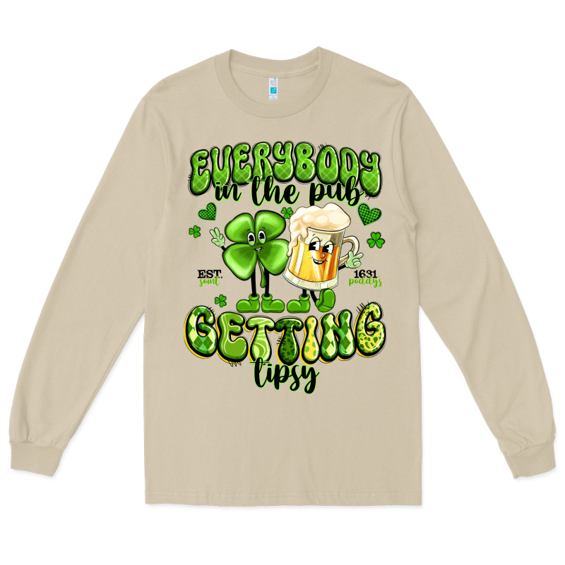 Everybody In The Pub Getting Tipsy Artiststas Long Sleeve Tee by Artiststas | Teevron