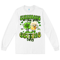 White everybody in the pub getting tipsy artiststas Long Sleeve Tee - Artiststas
