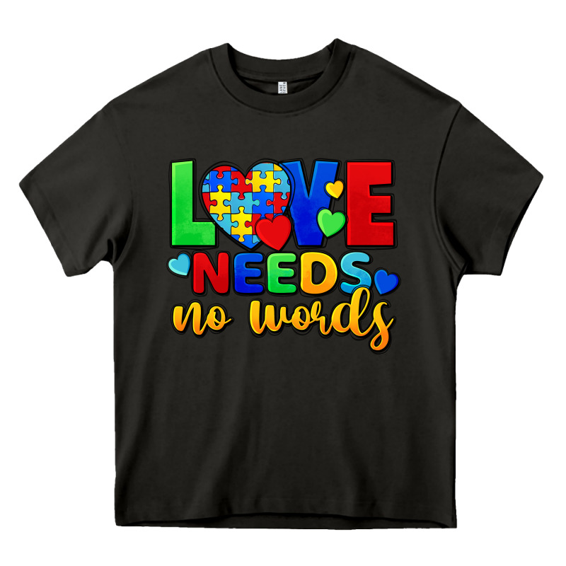 Love Needs No Words Heavy Core Tee by FaDigitalArtStudio | Teevron
