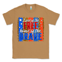 Toasted Coconut Land of the Free 4th of July Brushstroke Classic Tee - Jasminsmagicworld