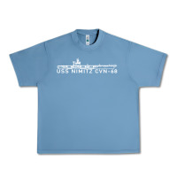 Pebble Blue uss nimitz navy supercarrier aircraft carrier gift Urban Heavy Tee - DesigneFamous