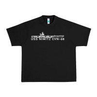 Black uss nimitz navy supercarrier aircraft carrier gift Urban Heavy Tee - DesigneFamous