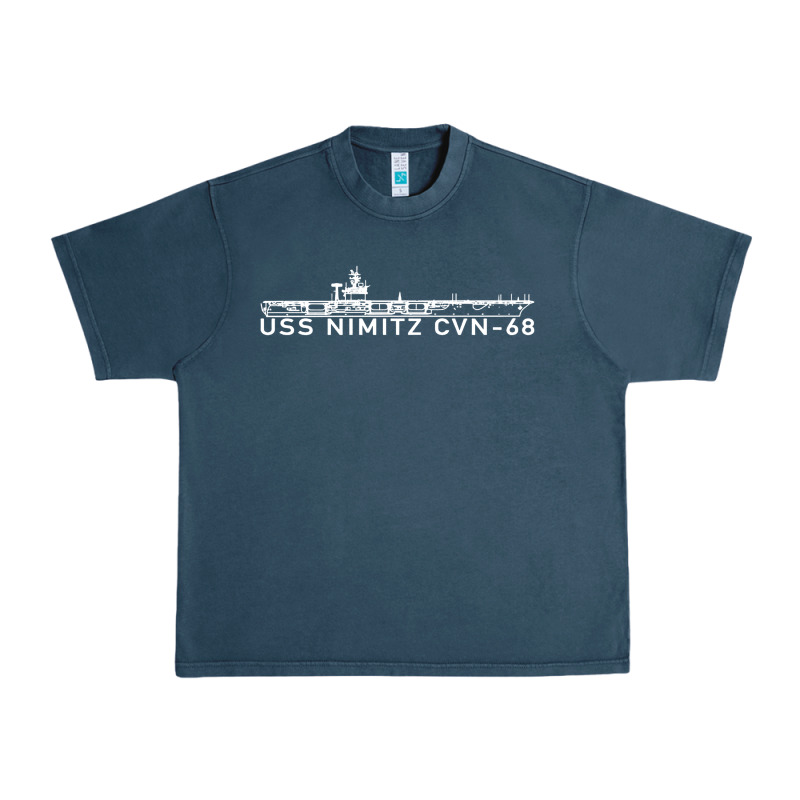 Uss Nimitz Navy Supercarrier Aircraft Carrier Gift Urban Heavy Tee by DesigneFamous | Teevron