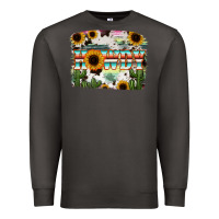 Smoke Howdy Serape And Sunflower Premium Sweatshirt - RanaPortraitStore