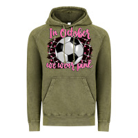 Vintage Olive in october we wear pink soccer Vintage Hoodie - BarkalooDesign