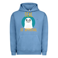Pigment Pebble Blue Seal of Approval Urban Hoodie - Bettercallsaul