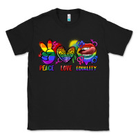 Black Peace love equality Classic Tee - FaDigitalArtStudio