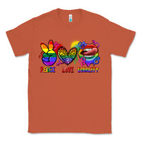 Copper Peace love equality Classic Tee - FaDigitalArtStudio