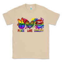 Mushroom Peace love equality Classic Tee - FaDigitalArtStudio
