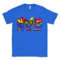 True Royal Peace love equality Classic Tee - FaDigitalArtStudio