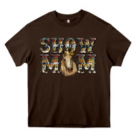 Chocolate Brown show mom horse Heavy Core Tee - RanaPortraitStore