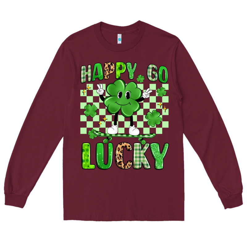 Happy Go Lucky Long Sleeve Tee by Artiststas | Teevron