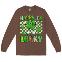 Chestnut happy go lucky Long Sleeve Tee - Artiststas