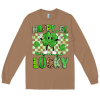 Toasted Coconut happy go lucky Long Sleeve Tee - Artiststas