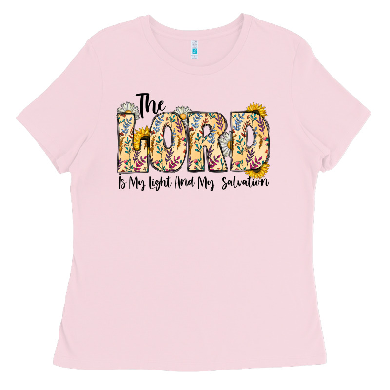 The Lord Is My Light And My Salvation Ladies Tee by CowhideDigitalArt | Teevron