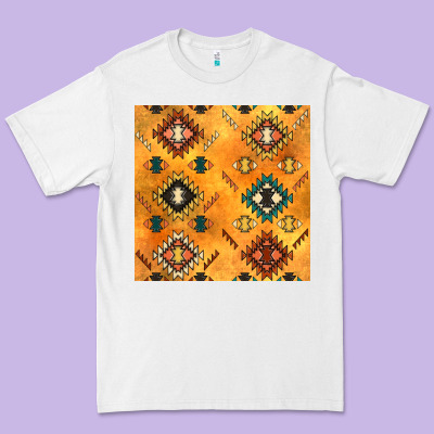 Native American Aztec Seamless Pattern 4 Premium Tee Designed By Bundleandbundleshop