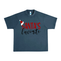 Midnight Navy Santa's Favorite Ho Urban Heavy Tee - DesigneFamous