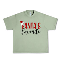 Oil Green Santa's Favorite Ho Urban Heavy Tee - DesigneFamous