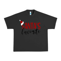 Pigment Black Santa's Favorite Ho Urban Heavy Tee - DesigneFamous
