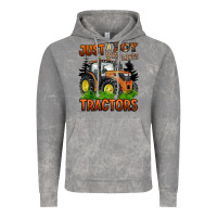 Cloud Rock just a boy who loves tractors Vintage Hoodie - BarkalooDesign
