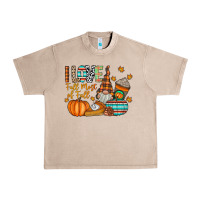 French Oak i love fall most of fall Urban Heavy Tee - CowhideDigitalArt
