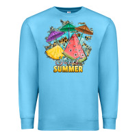 Sweet Summer Watermelon Pineapple Fruits Premium Sweatshirt | Teevron