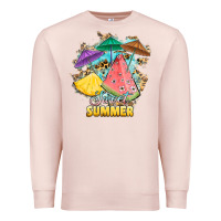Pale Pink sweet summer watermelon pineapple fruits Premium Sweatshirt - RanaPortraitStore