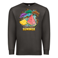 Smoke sweet summer watermelon pineapple fruits Premium Sweatshirt - RanaPortraitStore