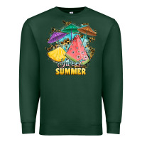 Sports Green sweet summer watermelon pineapple fruits Premium Sweatshirt - RanaPortraitStore