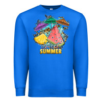 True Royal sweet summer watermelon pineapple fruits Premium Sweatshirt - RanaPortraitStore