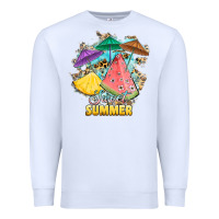 White sweet summer watermelon pineapple fruits Premium Sweatshirt - RanaPortraitStore