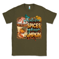 Army Green whatever spıces your pumpkin Classic Tee - BarkalooDesign