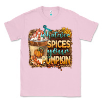 Bubblegum Pink whatever spıces your pumpkin Classic Tee - BarkalooDesign