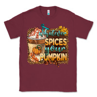 Burgundy whatever spıces your pumpkin Classic Tee - BarkalooDesign