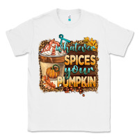 White whatever spıces your pumpkin Classic Tee - BarkalooDesign