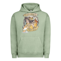 Pigment Oil Green Cats Against Cat Calls Urban Hoodie - Bettercallsaul