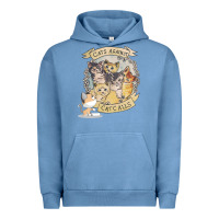 Pigment Pebble Blue Cats Against Cat Calls Urban Hoodie - Bettercallsaul