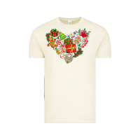 Vintage Arctic merry Christmas heart Vintage Tee - CowhideDigitalArt