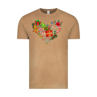 Vintage Camel merry Christmas heart Vintage Tee - CowhideDigitalArt